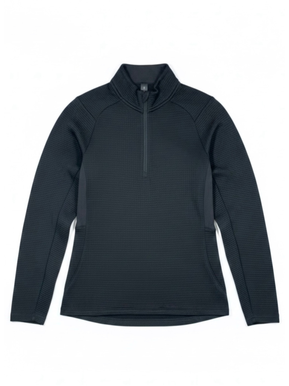 Lululemon Technical Waffle Knit Half-Zip Pullover Charcoal Grey XS